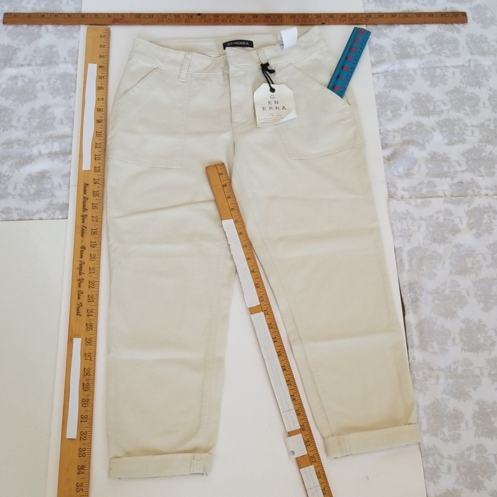 cream capri pants